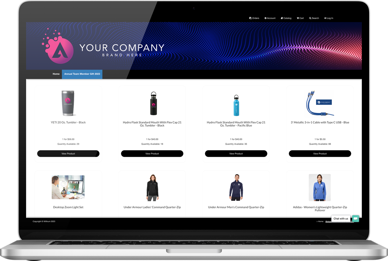 Company Store Mockup